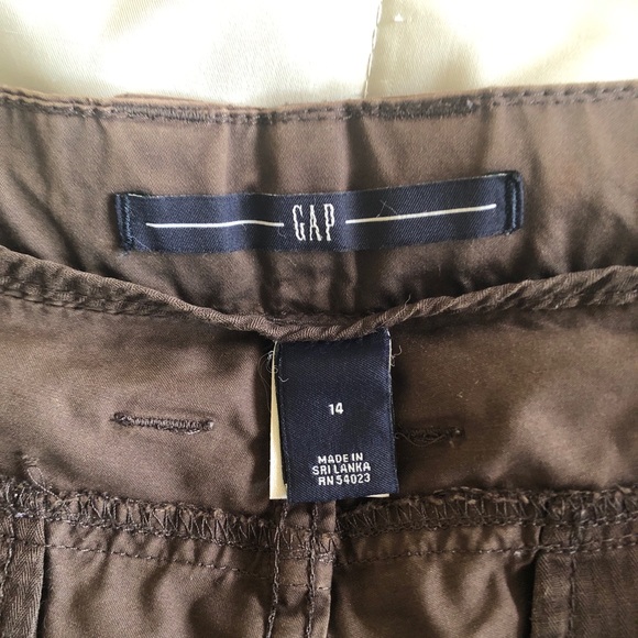 GAP Y2K Convertible Cargo Hiking Pants Women’s Size 14 Army Khaki/Green - Picture 11 of 14